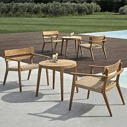 Paralel Teak Club Chair