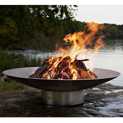 Bella Vita Stainless Steel Fire Pit