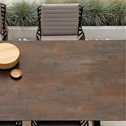 Corten Finish Table Top