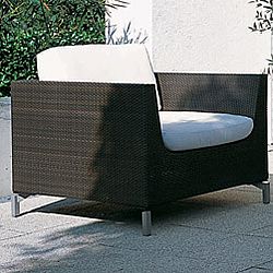 Rausch Cubic Bay Outdoor Wicker Lounge Chair