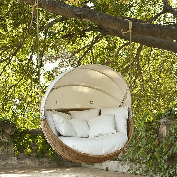 round outdoor swing chair