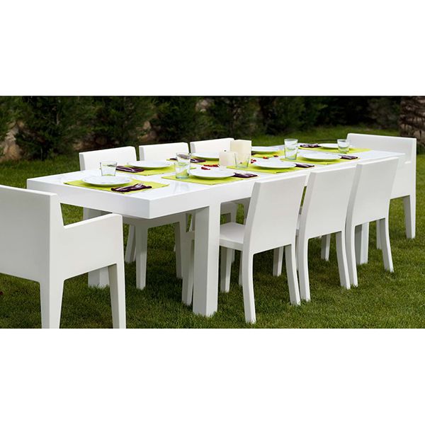 Vondom Outdoor Dining Table, chair, Patio, Polypropylene HomeInfatuation