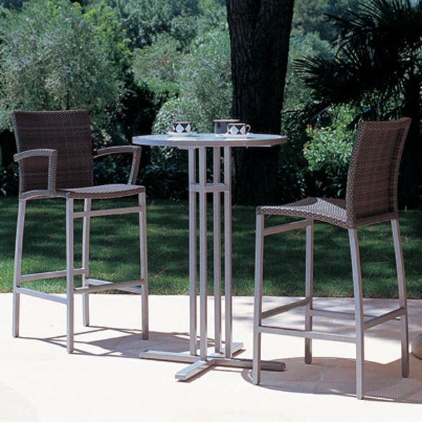 Tall outdoor discount table and stools